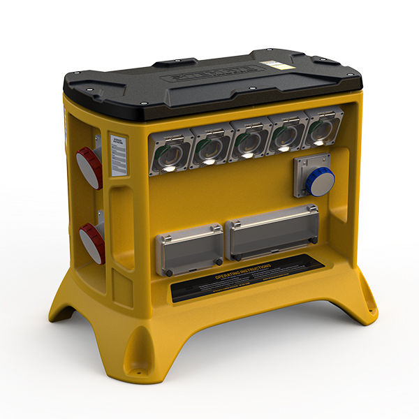 Sitemate SM17, 12 x 15A, 1 x 16A, 4 x 32A sockets, 63A 3 phase supply - Image 2