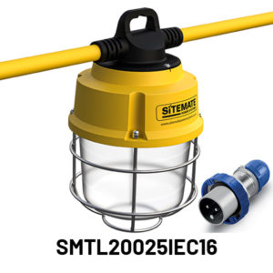 LED Temporary Site Lighting 10 x 20W 16A (25m)