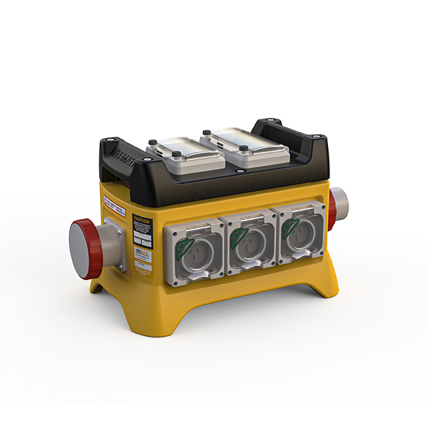 Sitemate SM7.05, 5 x 15A, 1 x 32A sockets, 32A 3 phase supply - Image 2